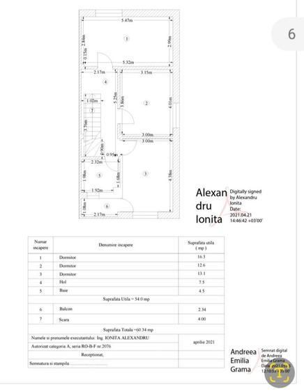 Casă cu 4 camere cu Teren 162 Mp în Central