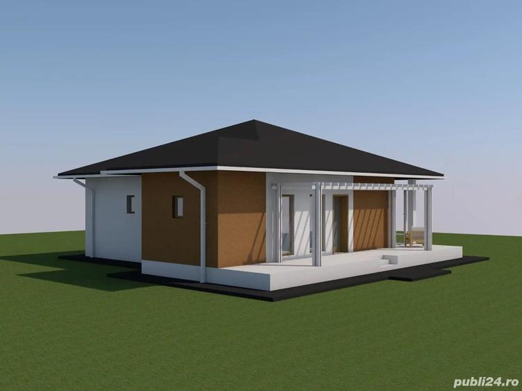 Casă cu 3 camere cu Teren 1000 Mp în Central
