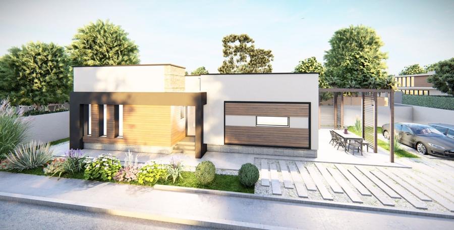 Casă individuală cu 3 camere cu Teren 275 Mp în Berceni