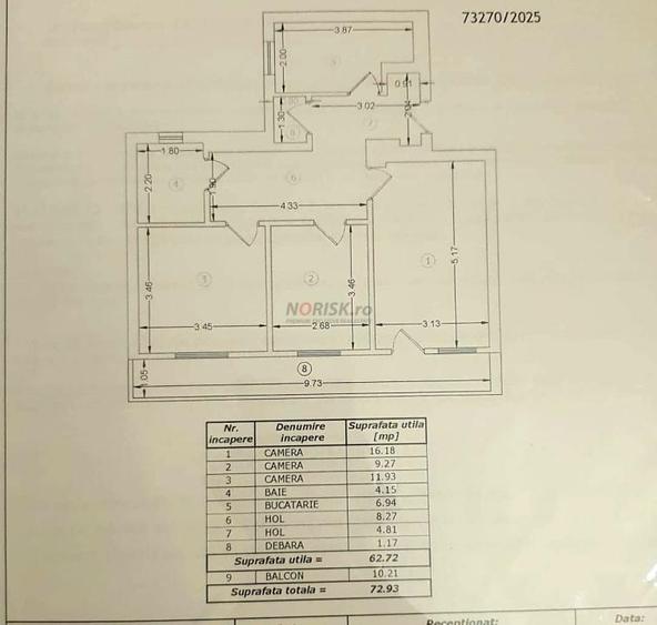 3 Camere METROU Obor | 73 MP | Renovat | Ideal locuit/investitie - 1