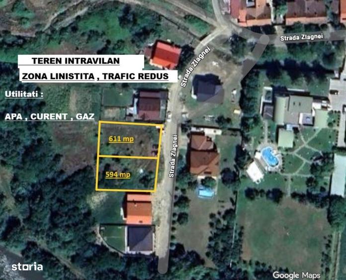 proprietar vand 2 parcele fiecare ~600 mp Caransebes teren intravilan - 1