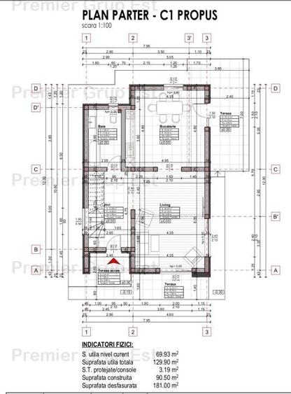 Vila 4 camere 2 băi, Bucium - Visan, 180mp - 4