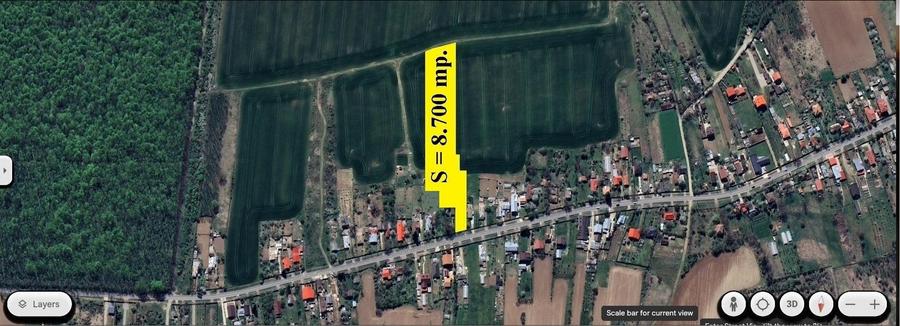 CIOLPANI-Str. Tiganesti, cu acces direct din DJ101C, 8.700 mp. teren intravilan - 1