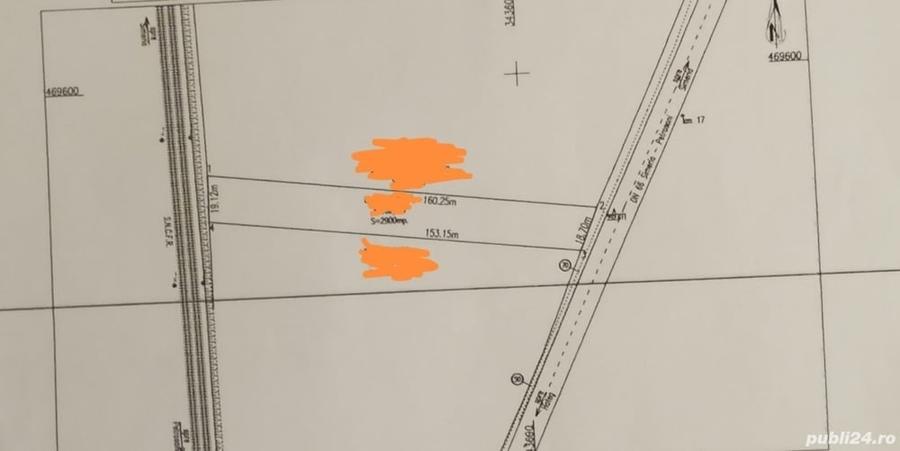 Teren de 2900 mp, în Strei
