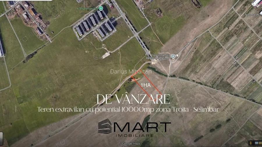 Teren extravilan 10000mp zona Mihai Viteazul - Avangarden