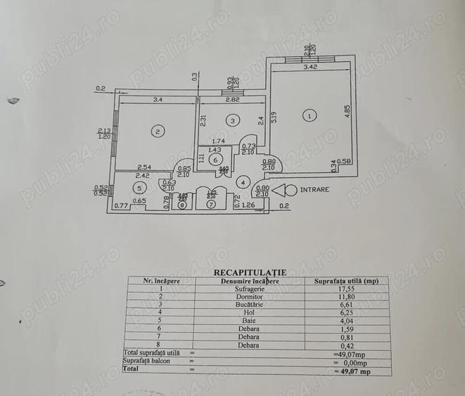 Apartament cu 2 camere de vanzare in Curtea de Arge?. - 1