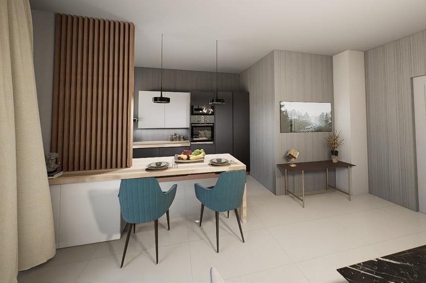 Apartament 1 camera - spatios intr-un complex rezidential nou din Podu Ros - 4