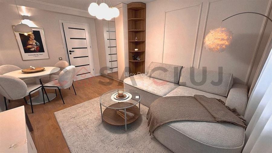 2 camere, etaj intermediat, finisat modern, la cheie, Campus ANMGD