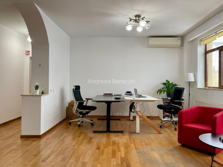 Inchiriere parter de bloc, ideal birouri | 114 mp, 3 cam si parcare | Floreasca