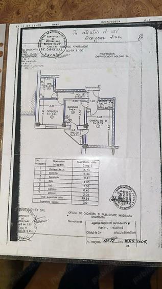 Apartament cu 3 camere decomandat în Central