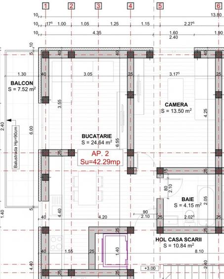 BLOC CU LIFT, APARTAMENTE CU 2 CAMERE, ZONA ESSO - 7