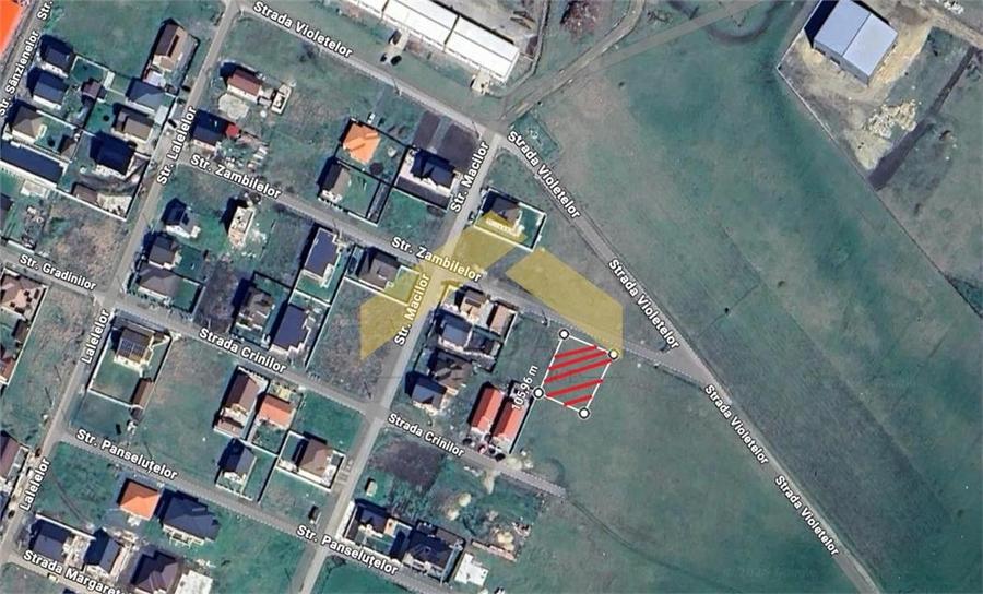 Teren intravilan de vanzare Vladimirescu, cartierul Florilor - 2