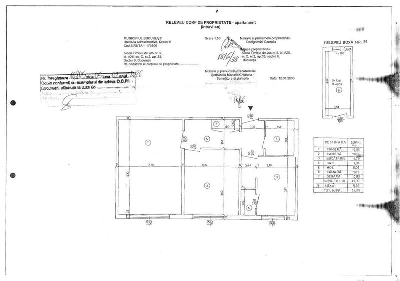 Apartament cu 2 camere în Drumul Taberei