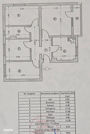 Apartament 4 camere NORD - 2