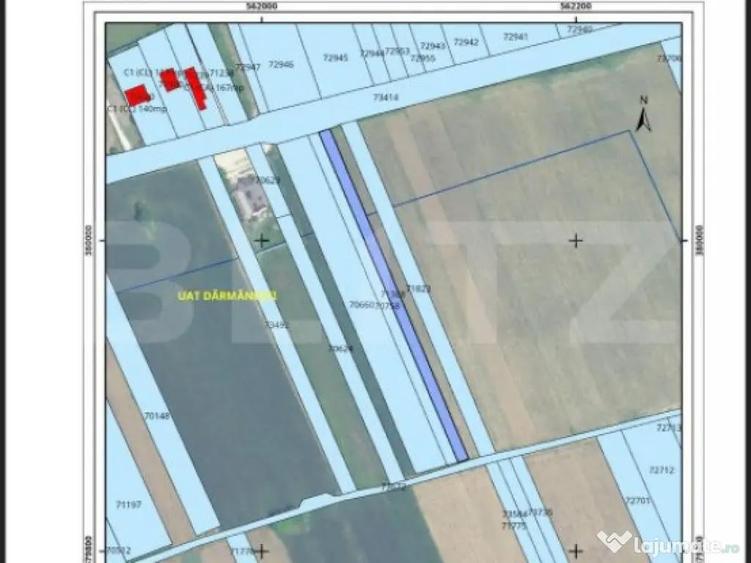 Teren intravilan de vanzare, 8044 mp, zona Darmane?ti - 3