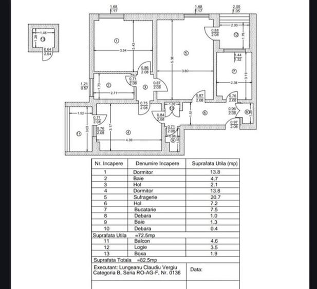 Apartament  3 camere Ferdiinand cu centrala proprie - 1