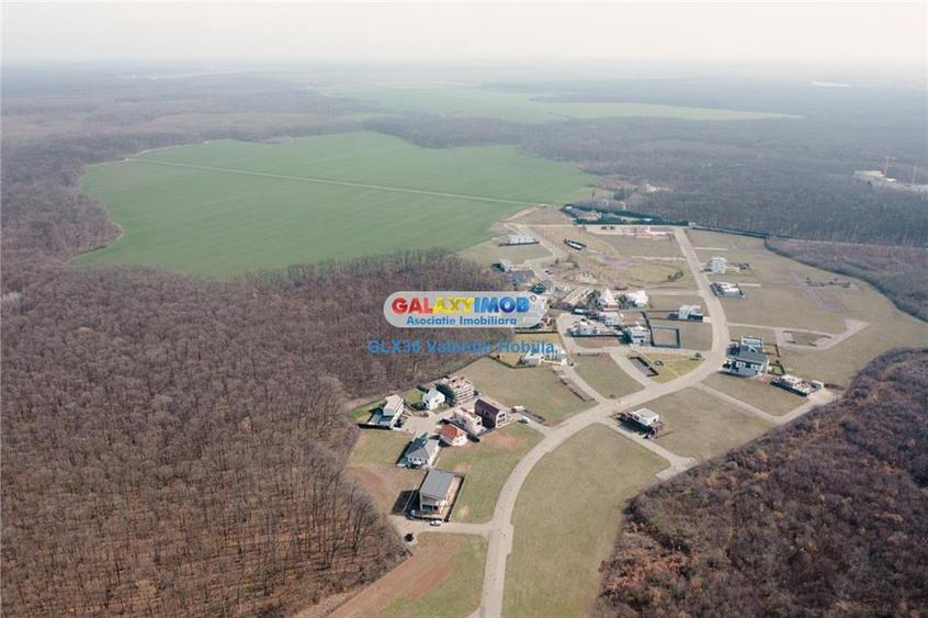 Vanzare teren 1290 mp cu proiect Balotesti Dumbrava Vlasiei padure - 7