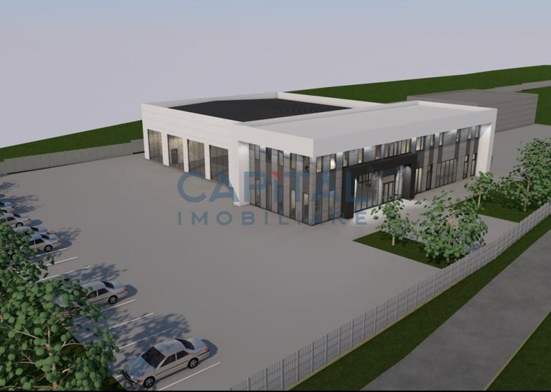 Fara comicion! Teren 10000 mp, front 60 m la DN, A/C HALA service auto, Iclod CJ - 2