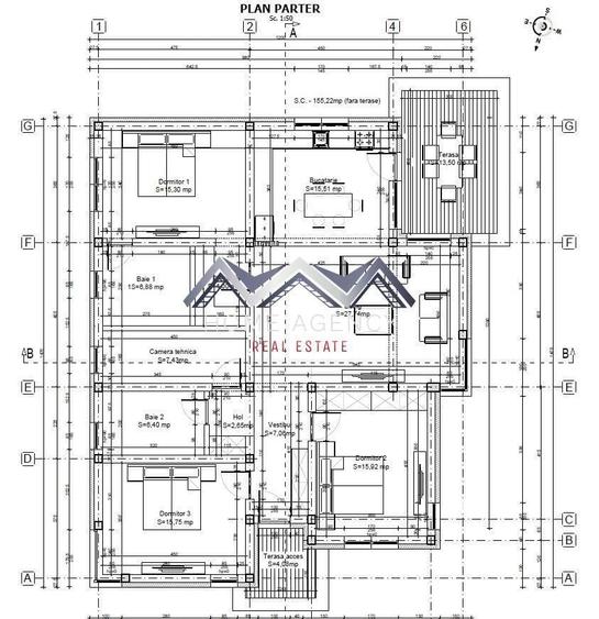 Casa pe parter | Balotesti, langa padure - 4
