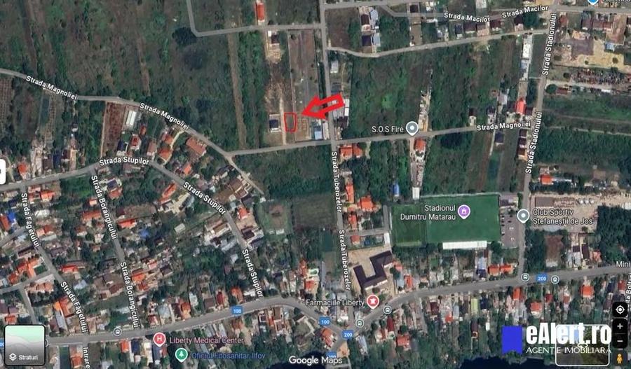 Teren intravilan ?tefane?tii de Jos, 397 mp ideal casa duplex - 1