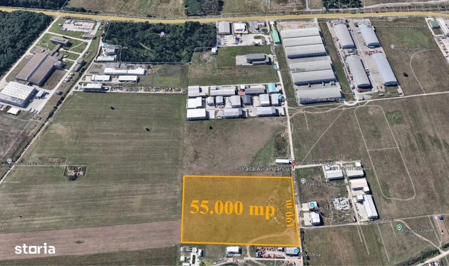 Teren logistic - Otopeni - Str. Avram Iancu - Parcelabil - 4