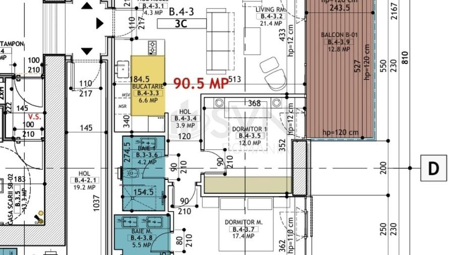 REA1024481 Apartament Modern 3 Camere I One Verdi Park Nord Bucuresti - 6