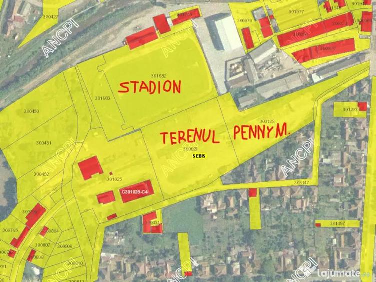 Teren ultracentral Sebis pentru spatii comerciale,depozite,access din 2 strazi 9871mp - 5