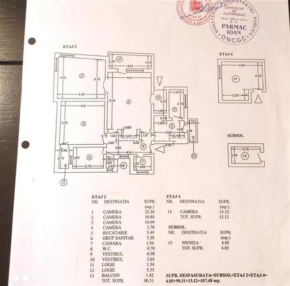 4 camere - 107 mp - centrala termica - loc parcare - Justitiei - Unirii 4 camere - 107 mp - centrala termica - loc parcare - Justitiei - Unirii