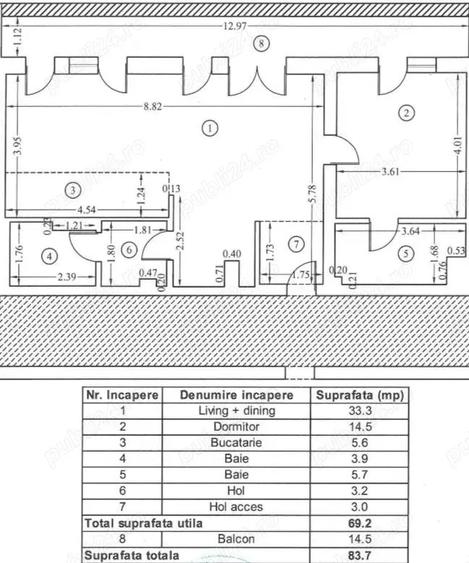 Mini Penthouse Apartament 2 camere 84mp Militari - 4