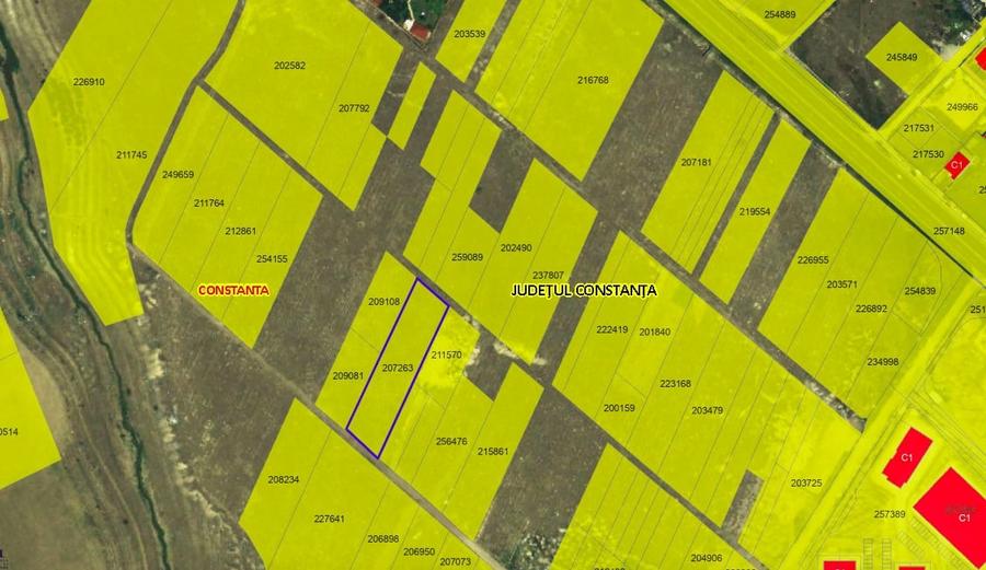 Teren intravilan construibil 2500 mp zona Boreal Bd.Tomis, pentru cartier de vil - 11