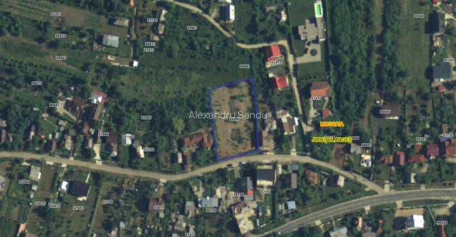 Teren de vanzare comuna Mosoaia, zona ?coala