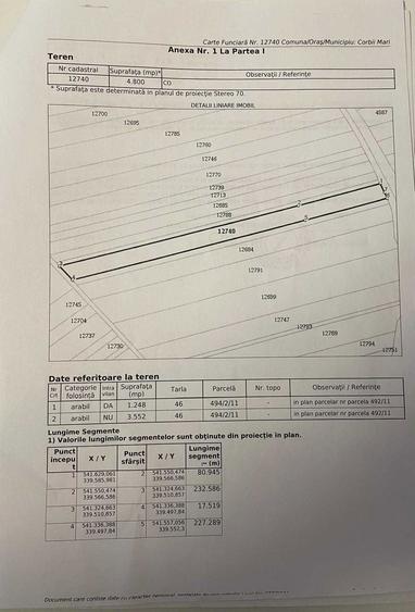 Teren de vanzare Corbii Mari, langa Autostrada A1 4.800 mp - 3