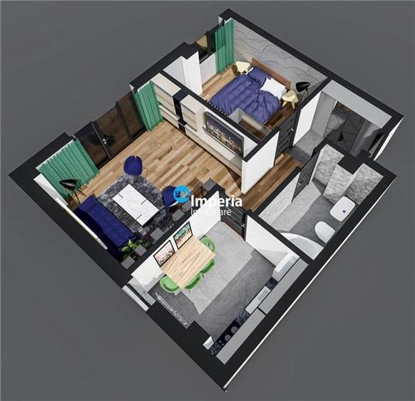 Apartament 1 cam D, Bl nou, 42 mp - 5