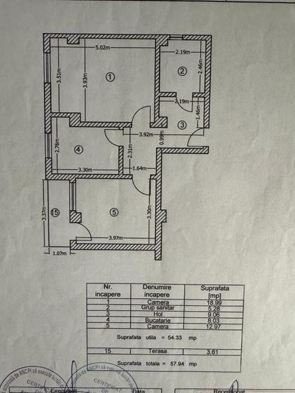 Apartament 2 camere de vanzare Pacii - 7