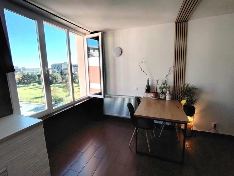 Garsoniera spa?ioasa, 30 mp, finisata modern, mobilata ?i utilata, in bloc de 4 etaje, in Marasti - 1