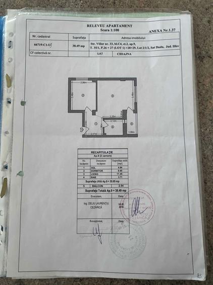 Apartament 2 camere, parcare proprie inclusa, etaj 2/3 Viilor 33 (Militari Residence) - 1