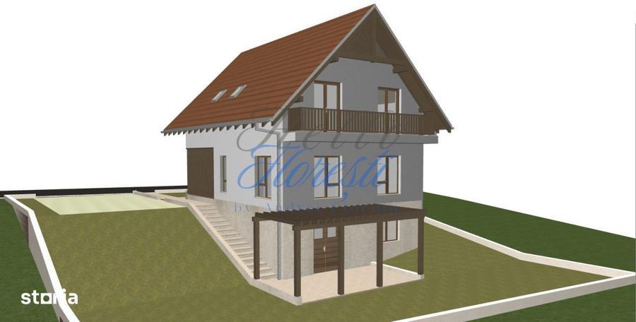 Teren cu autorizatie casa individuala, 450mp, Chinteni - 5