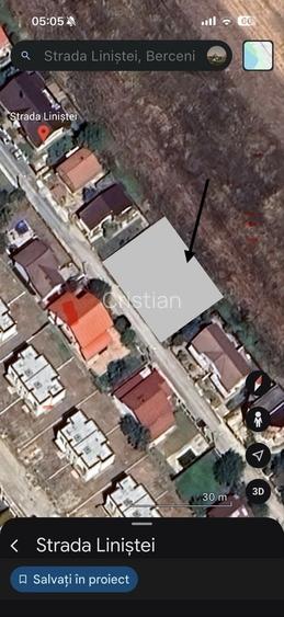 Teren intravilan- Comuna Vidra, Ilfov, str Linistei, nr 26-PROPRIETAR
