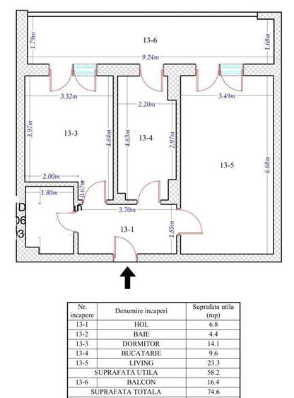 De vanzare 2 camere, parter, terasa 18 mp, parcare subterana - Pallady - 5