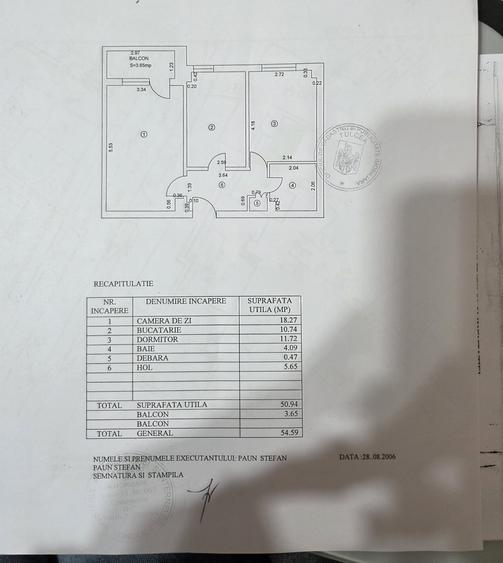 Apartament 2 camere Strada Babadag -Etajul 1 - 9