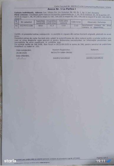 Apartament cu 3 camere în Obcini