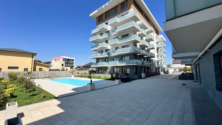 Apartament la mare, piscina, finalizat la cheie, vedere la lac - 13