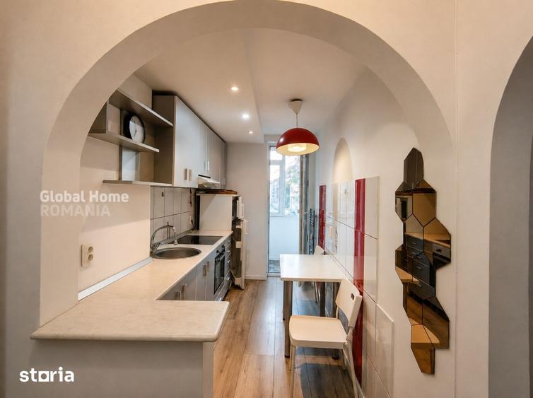 Apartament cu 2 camere semidecomandat, mobilat în Gara de Nord