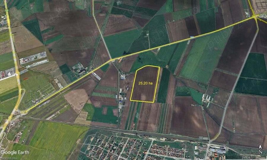 25,20 ha teren intravilan la iesire din Arad spre Horia - 3