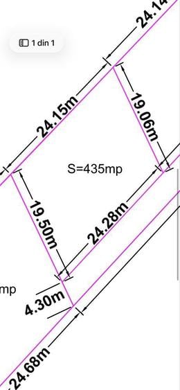 Teren intravilan orasul Beclean, parcele constructie case - 4