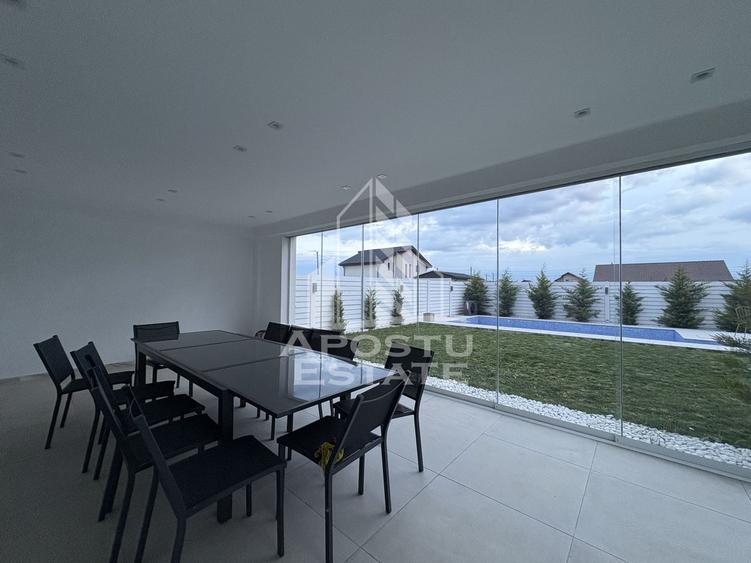 Vila de lux cu piscina incalzita de vanzare in Mosnita Noua | 4 camere - 38