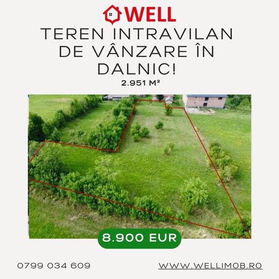Teren intravilan de vânzare în Dalnic! - 1