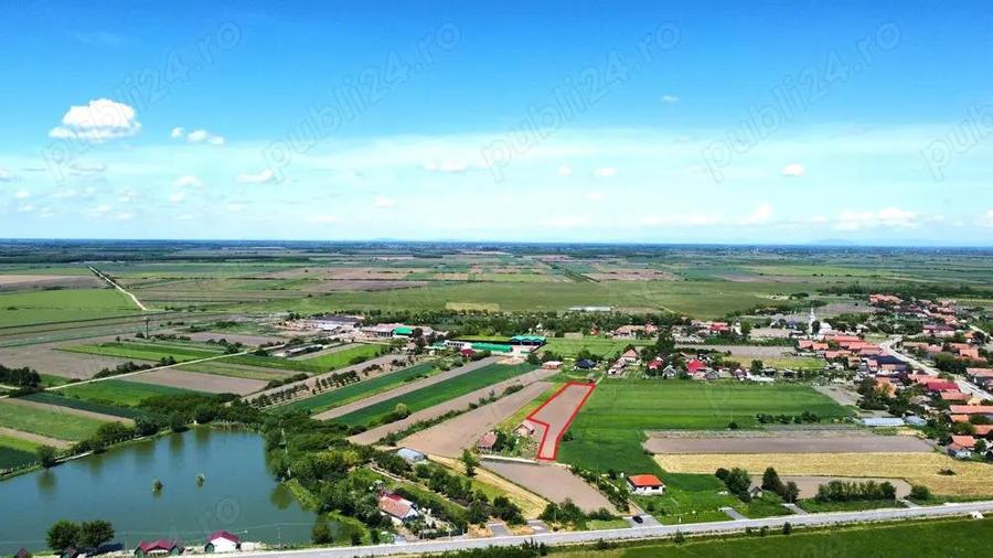 Teren intravilan 2.500 mp in Boghis | Ideal pentru casa sau pensiune | langa balta de pescuit - 7