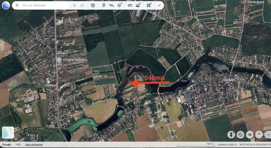 Teren intravilan 540mp Balotesti Lac - 4