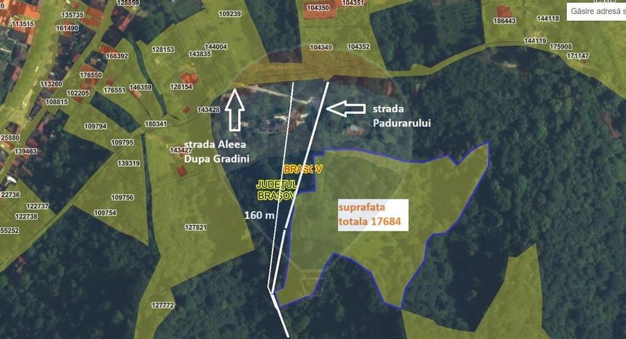 Teren Colinar Panoramic - 17.684 mp in Scheii Brasovului - 10